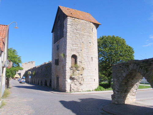 Visby city wall/fortress.